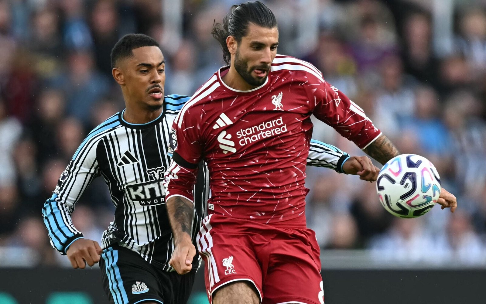 Szoboszlai em duelo entre Liverpool e Newcastle pela Premier League