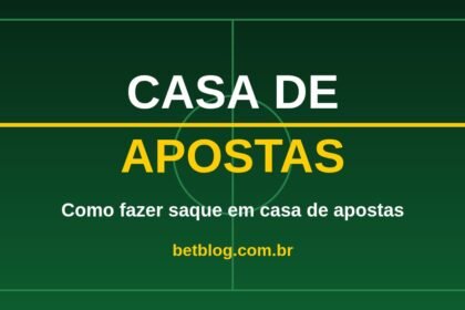 Arte do BetBlog sobre como fazer saque em casa de apostas