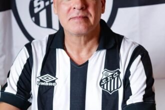 Wladimir Mattos, candidato na eleição do Santos, durante entrevista