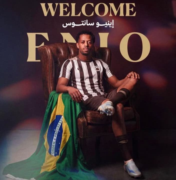 Ênio, atacante que deixou a Chapecoense para jogar no futebol saudita