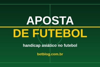 Arte do BetBlog sobre handicap asiático no futebol