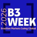 Logo da B3 Week 2026, evento que debateu mercados de previsão no Brasil