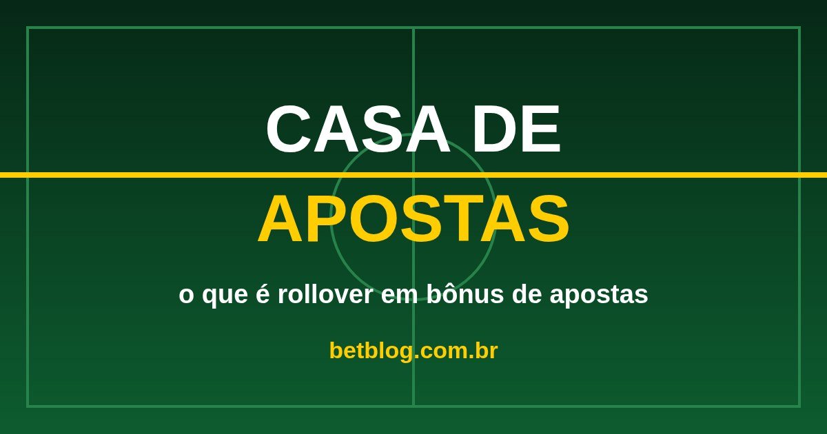 Arte do BetBlog sobre o que é rollover em bônus de apostas
